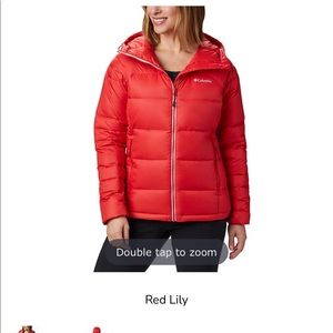 Gently Used Columbia Centennial Creek™ Down Hooded XL Red